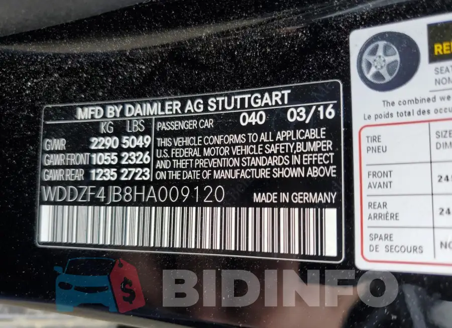 WDDZF4JB8HA009120 Photo# 13