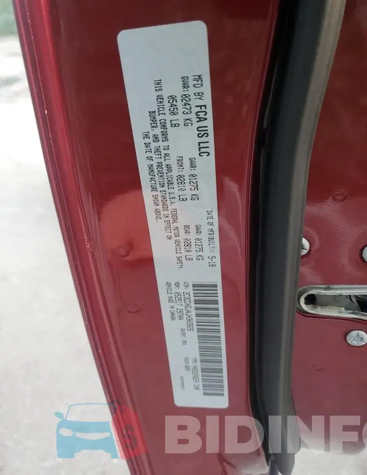 2C3CDXGJ4JH303826 Photo# 13