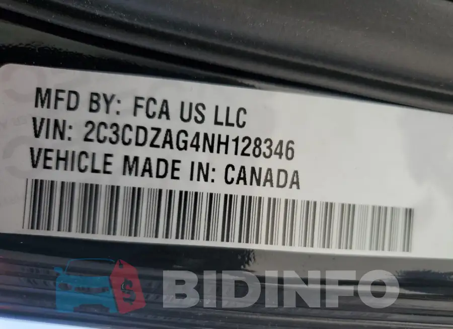 2C3CDZAG4NH128346 Photo# 13