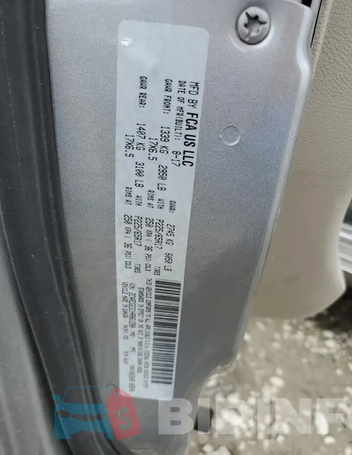 2C4RDGBGXHR619544 Photo# 14
