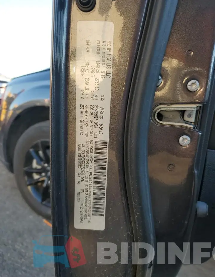 3C4PDCBG7KT783970 Photo# 12
