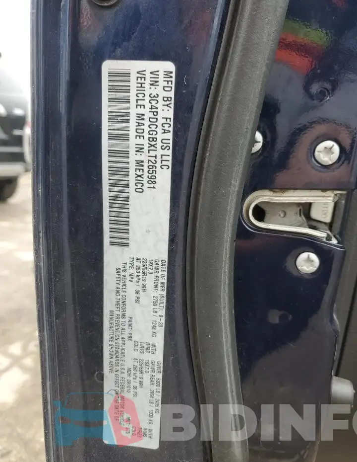 3C4PDCGBXLT265981 Photo# 13