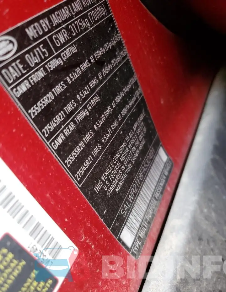 SALWR2TF8FA532491 Photo# 13