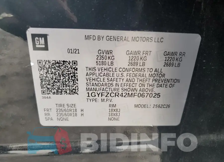 1GYFZCR42MF067025 Photo# 12