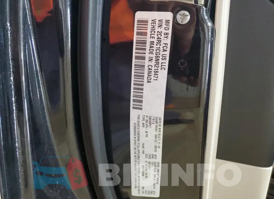 2C4RC1CG6NR218471 Photo# 14