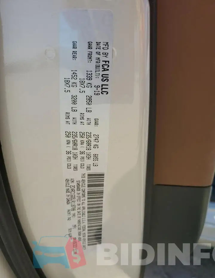 2C4RC1GG5LR118708 Photo# 14