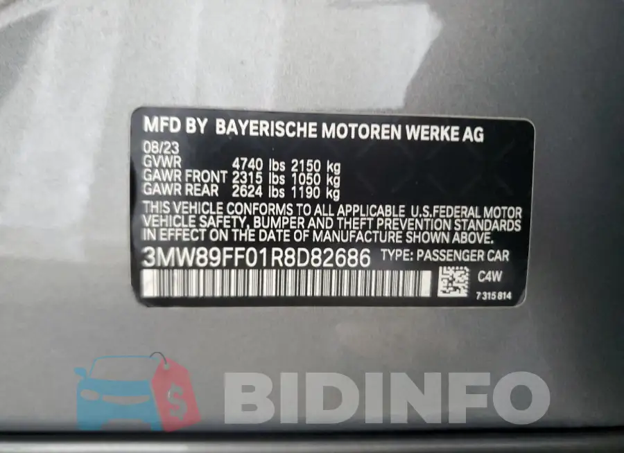 3MW89FF01R8D82686 Photo# 12