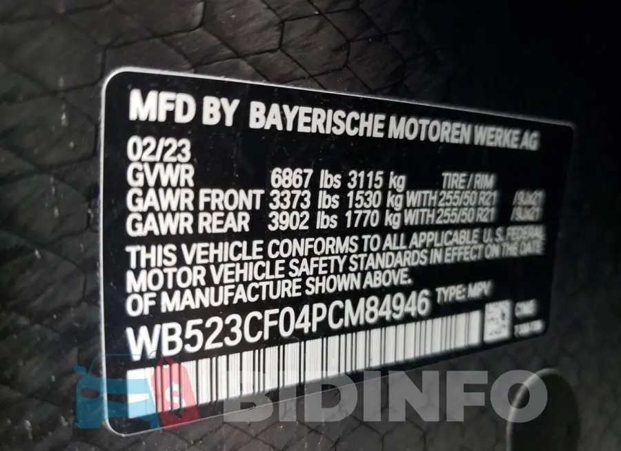 WB523CF04PCM84946 Photo# 13