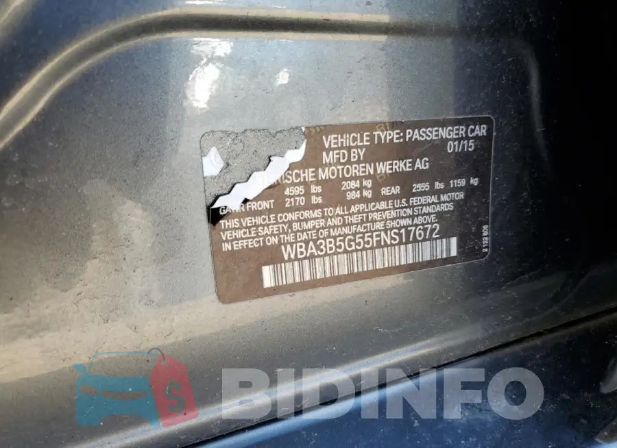 WBA3B5G55FNS17672 Photo# 12