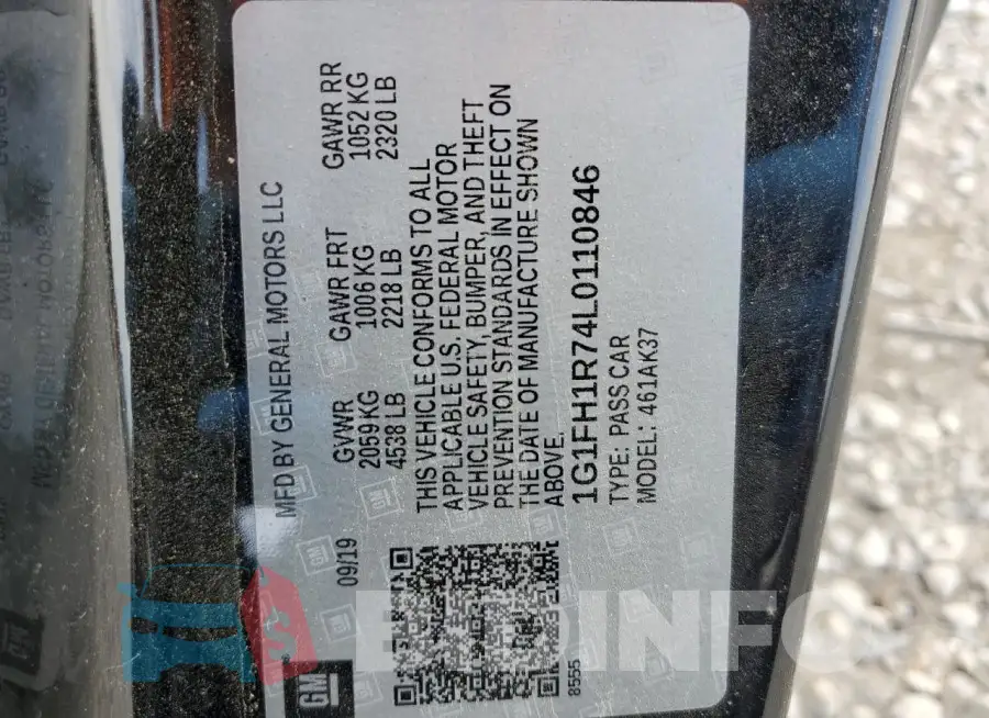1G1FH1R74L0110846 Photo# 13