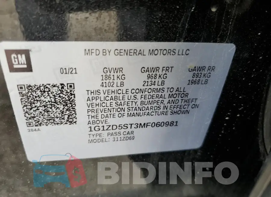 1G1ZD5ST3MF060981 Photo# 12