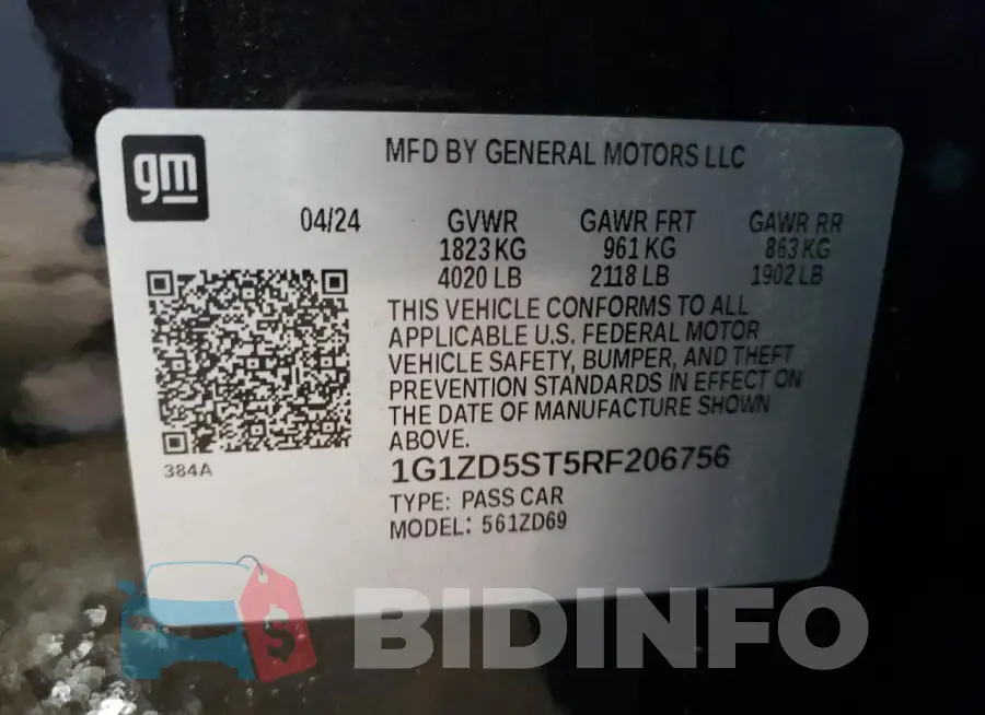1G1ZD5ST5RF206756 Photo# 12