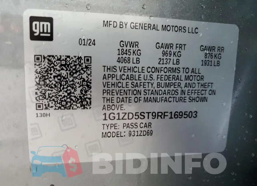 1G1ZD5ST9RF169503 Photo# 12