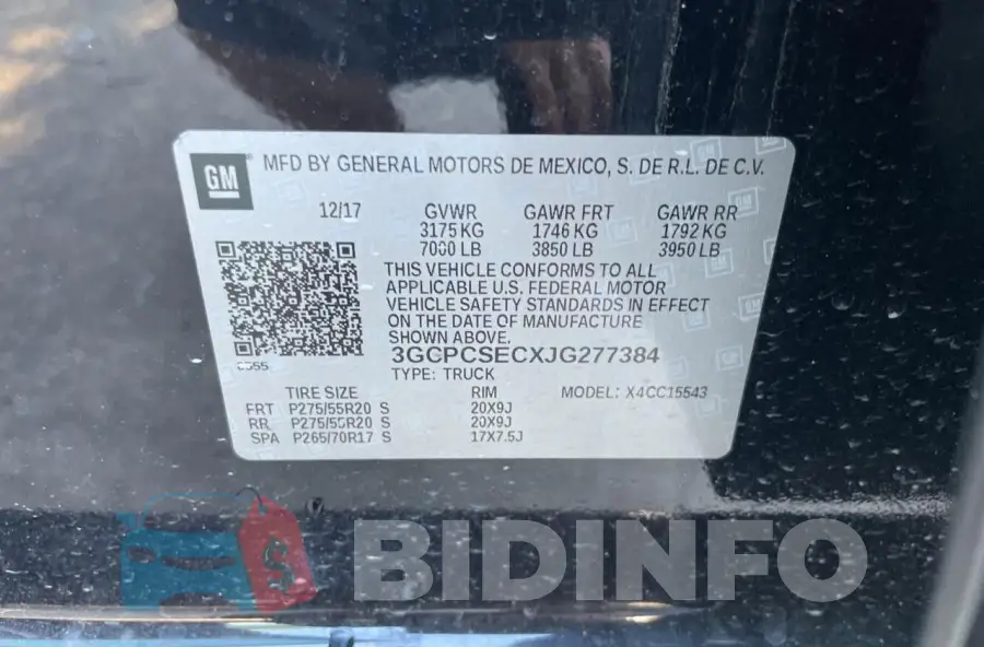 3GCPCSECXJG277384 Photo# 10