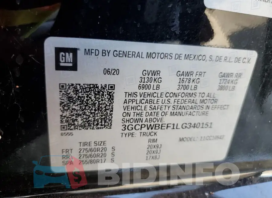 3GCPWBEF1LG340151 Photo# 13