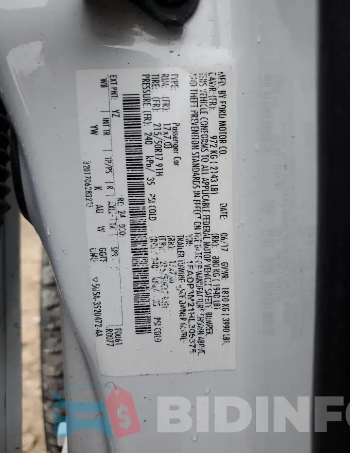 1FADP3M21HL306375 Photo# 13