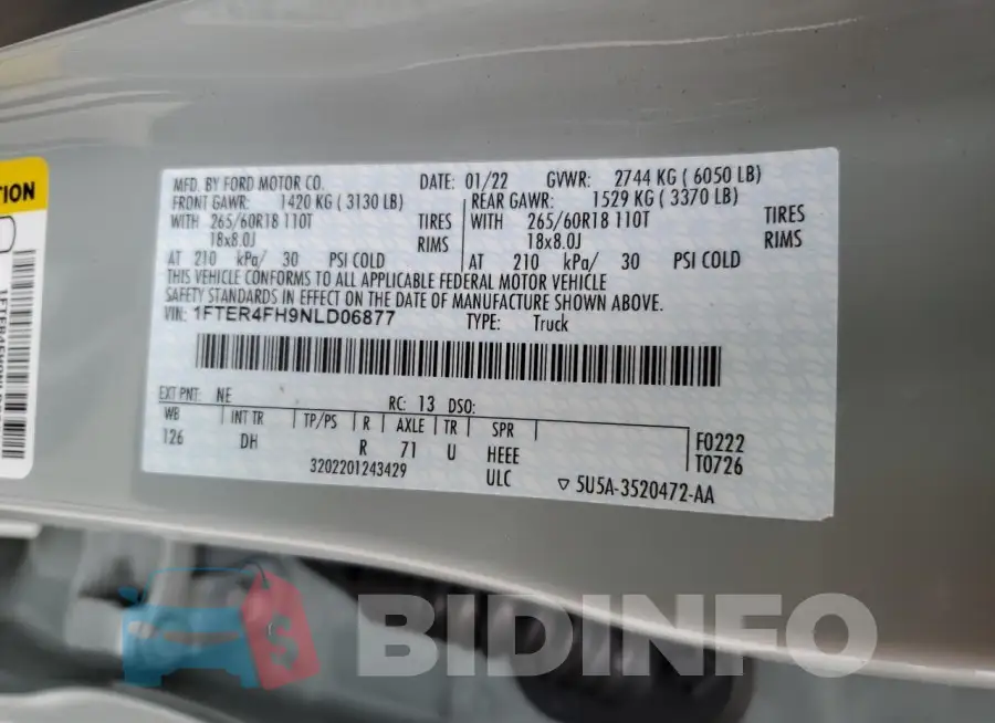 1FTER4FH9NLD06877 Photo# 12