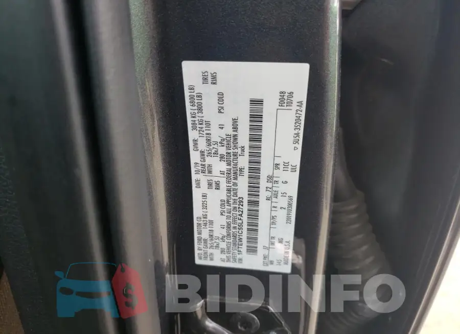 1FTEW1C55LFA27293 Photo# 12