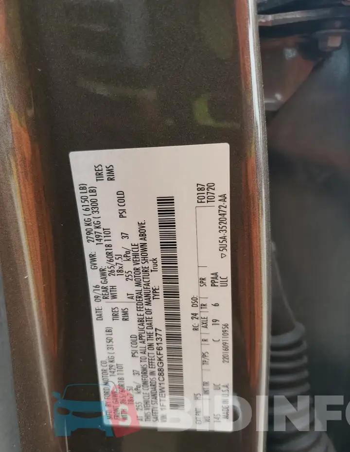 1FTEW1C88GKF61377 Photo# 12