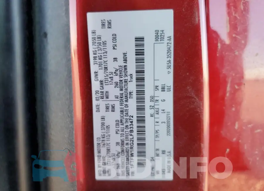 1FTFW1RG2LFB33472 Photo# 12