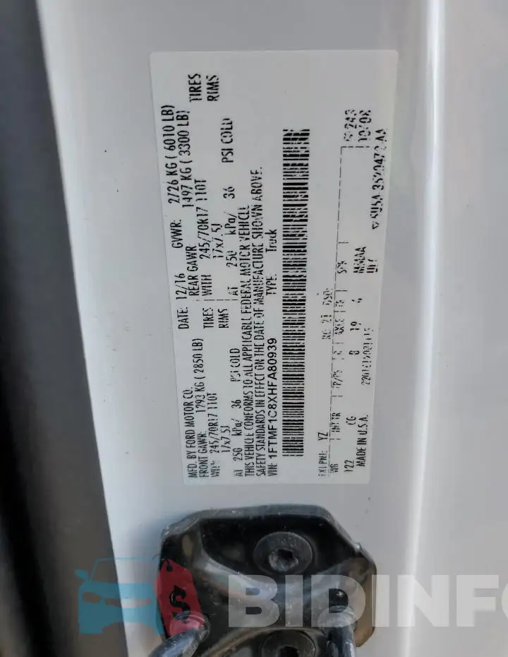 1FTMF1C8XHFA80939 Photo# 13