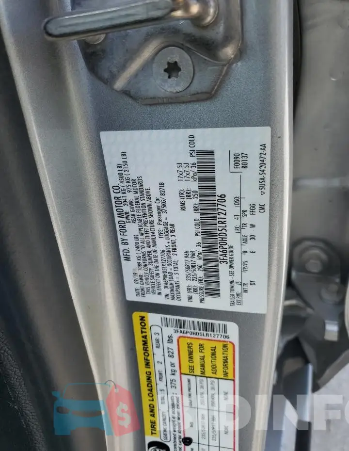 3FA6P0HD5LR127706 Photo# 12