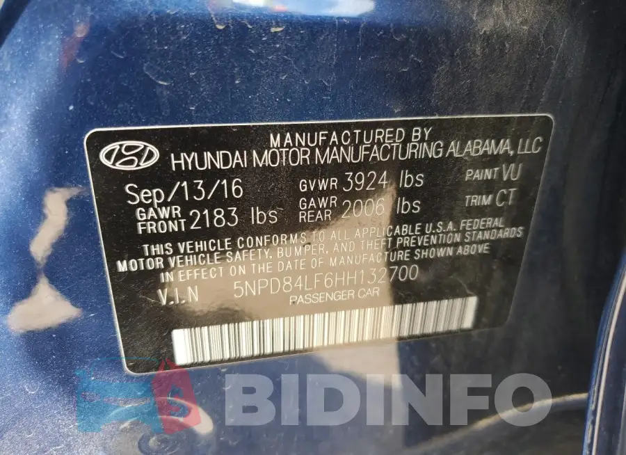 5NPD84LF6HH132700 Photo# 12