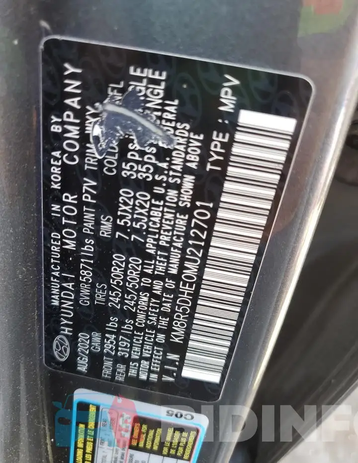 KM8R5DHE0MU212701 Photo# 13