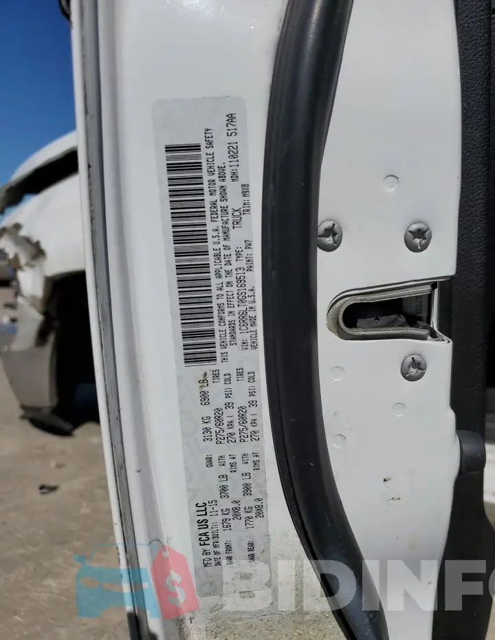 1C6RR6LT0GS169513 Photo# 13
