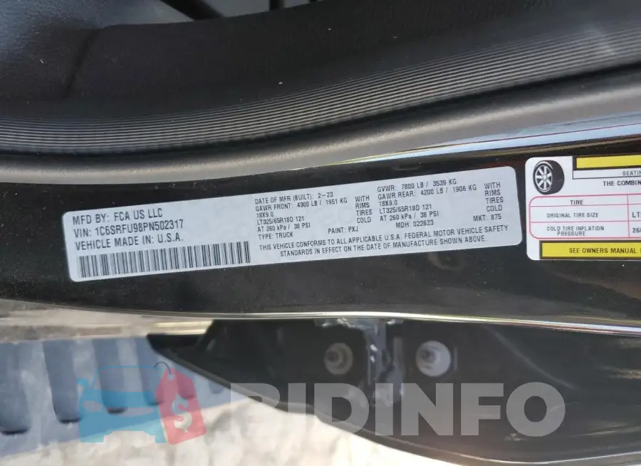 1C6SRFU98PN502317 Photo# 13
