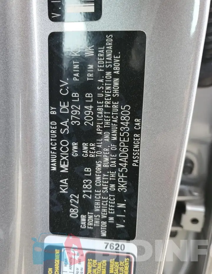 3KPF54AD6PE534805 Photo# 13