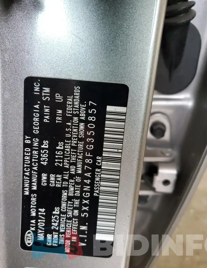 5XXGN4A78FG350857 Photo# 12