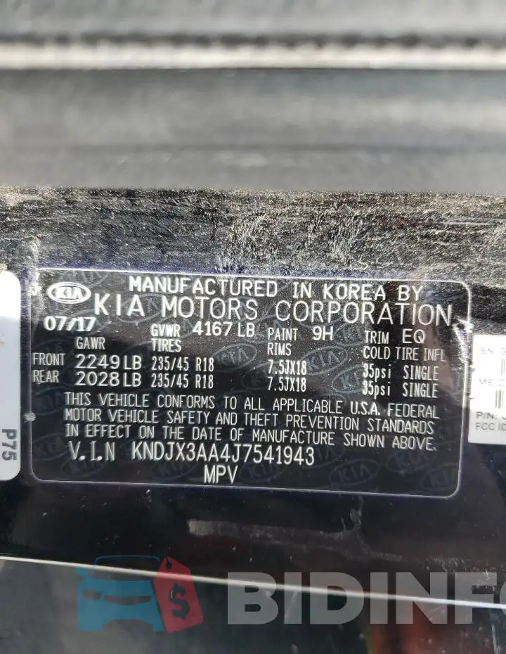 KNDJX3AA4J7541943 Photo# 12