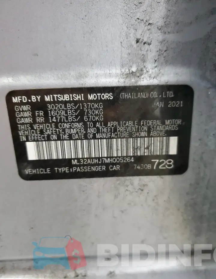 ML32AUHJ7MH005264 Photo# 13