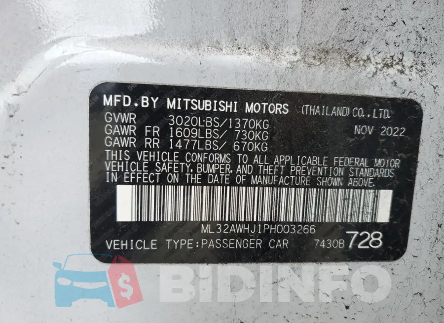 ML32AWHJ1PH003266 Photo# 13