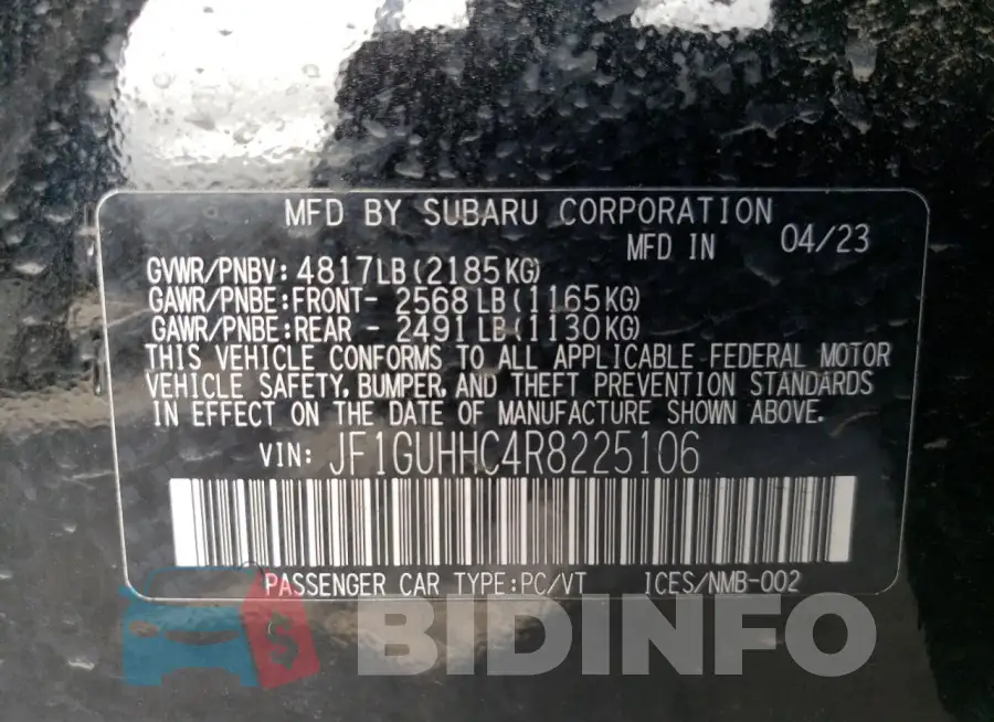 JF1GUHHC4R8225106 Photo# 12