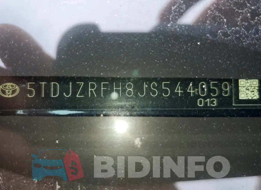 5TDJZRFH8JS544059 Photo# 13