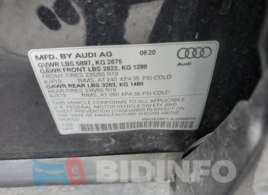 WA1E2AFY9L2088536 Photo# 13