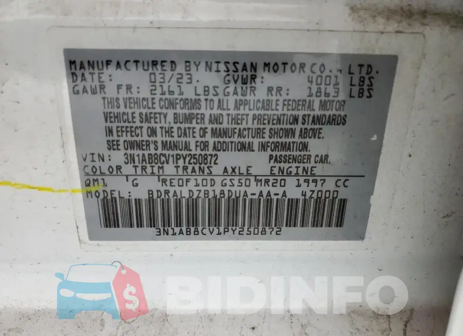 3N1AB8CV1PY250872 Photo# 12