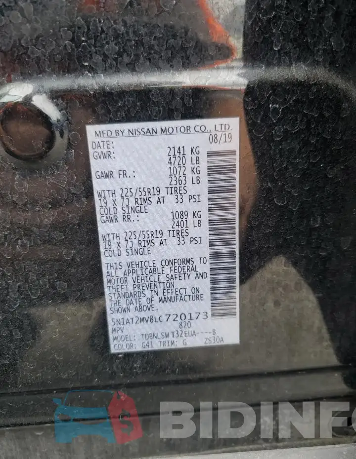 5N1AT2MV8LC720173 Photo# 13