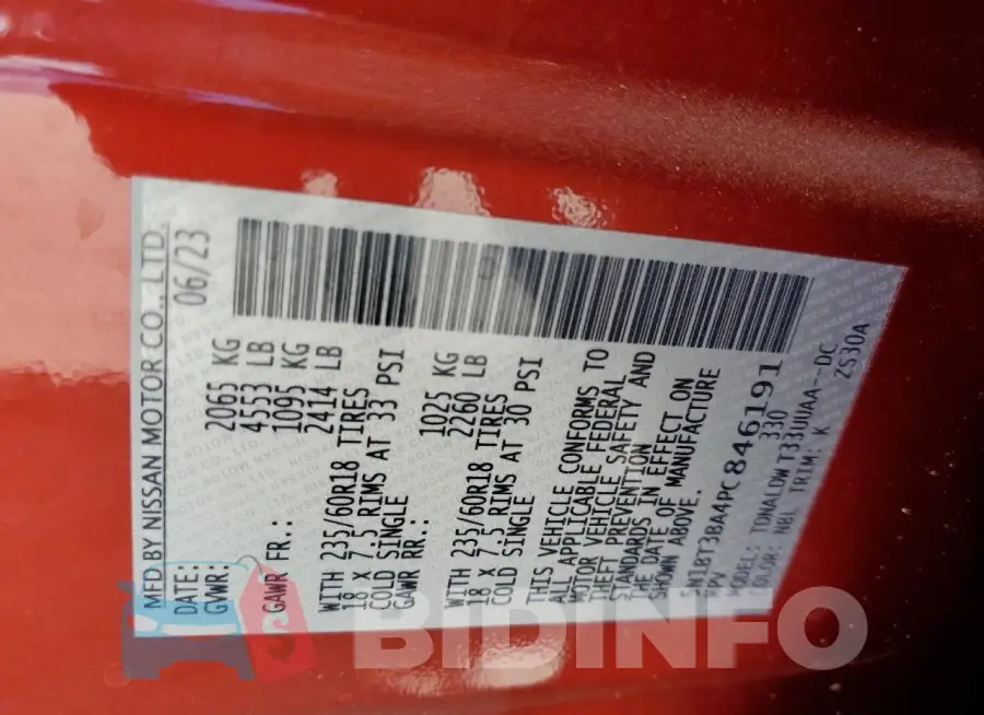 5N1BT3BA4PC846191 Photo# 13