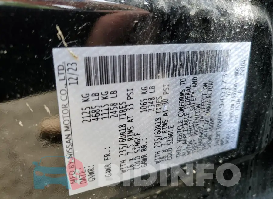 5N1BT3BB0PC940173 Photo# 13