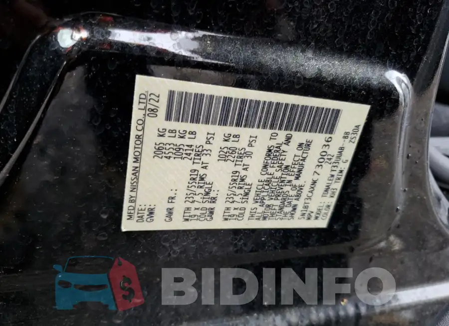 5N1BT3CAXNC730036 Photo# 13