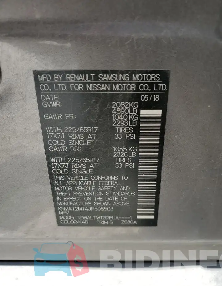KNMAT2MT4JP598503 Photo# 13