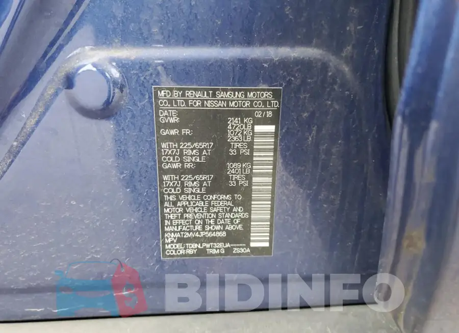 KNMAT2MV4JP564868 Photo# 12
