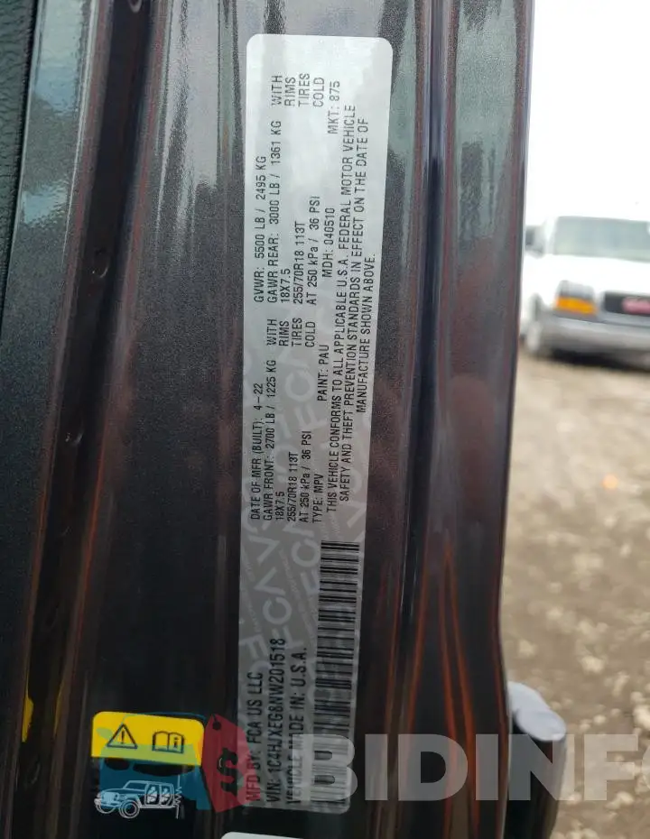 1C4HJXEG8NW201518 Photo# 12