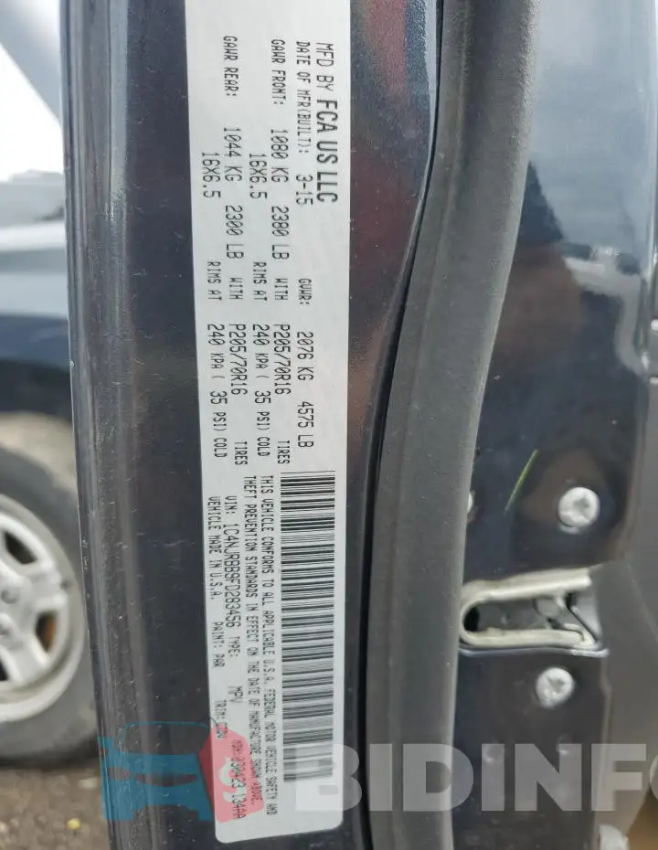 1C4NJRBB9FD283456 Photo# 14