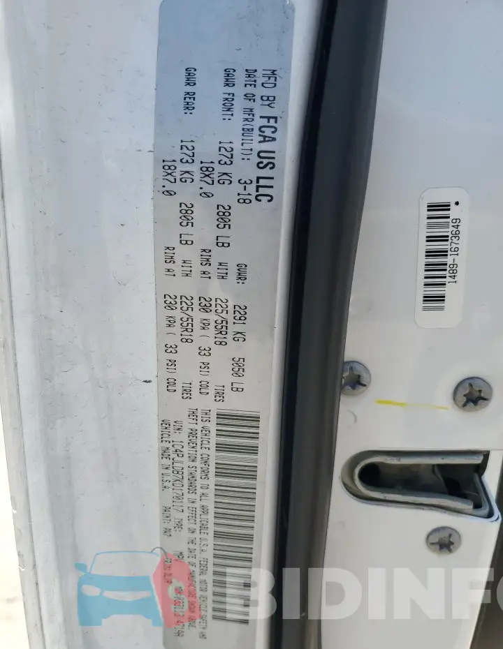 1C4PJLDB7KD170117 Photo# 13
