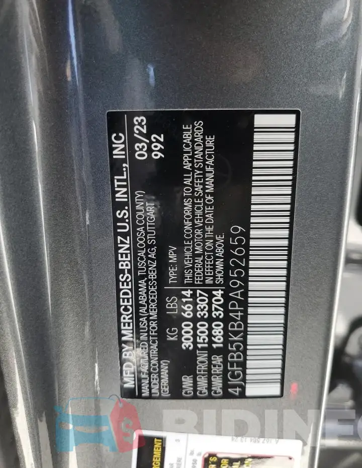 4JGFB5KB4PA952659 Photo# 12