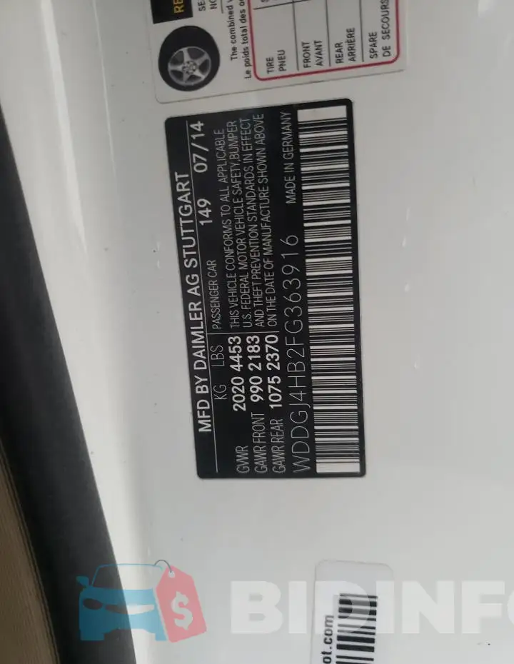 WDDGJ4HB2FG363916 Photo# 12